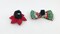 Holiday Cat Collar With Optional Flower Or Bow Tie Red And Green Christmas Candy Breakaway Collar Adjustable Sizes S Kitten, M, L product 5